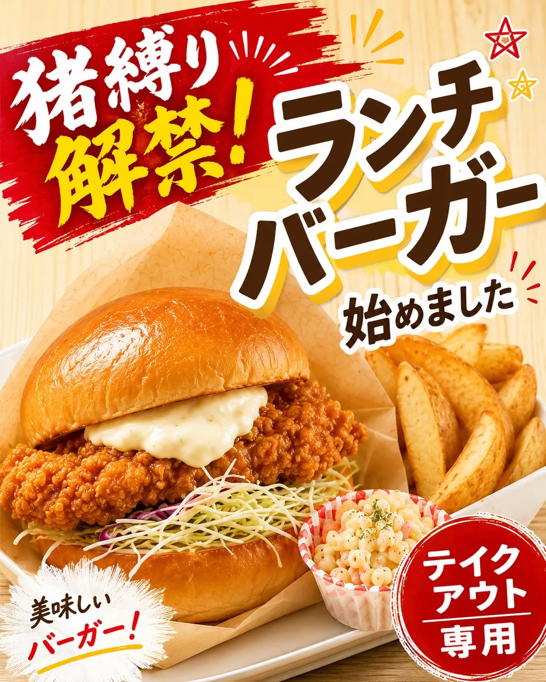 猪肉しばり解禁します！